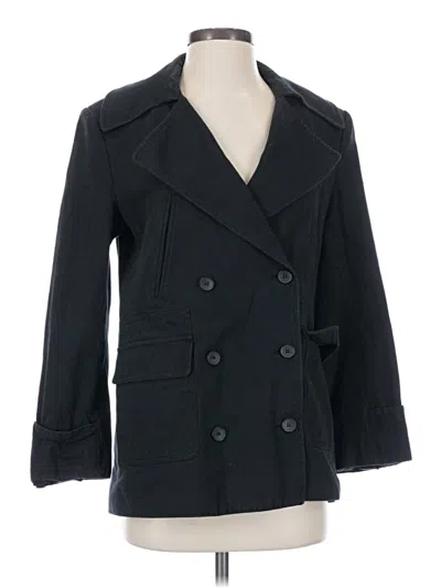 Pre-owned Current Elliott Blazer Jacket In Black
