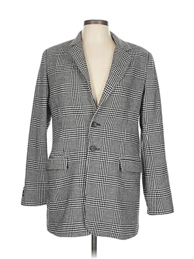 Pre-owned Current Elliott Blazer Jacket In Gray