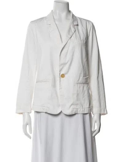 Pre-owned Current Elliott Blazer In White