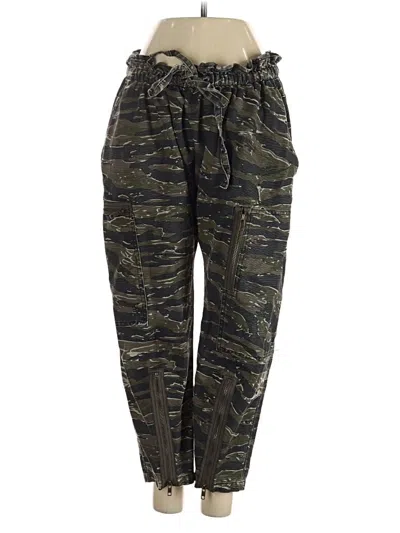 Pre-owned Current Elliott Cargo Pants In Green