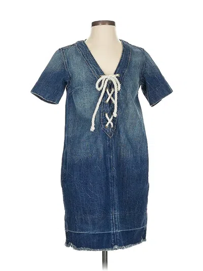 Pre-owned Current Elliott Casual Dress In Blue