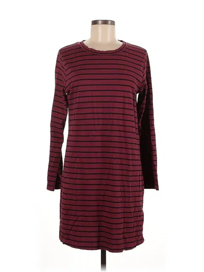 Pre-owned Current Elliott Casual Dress In Burgundy