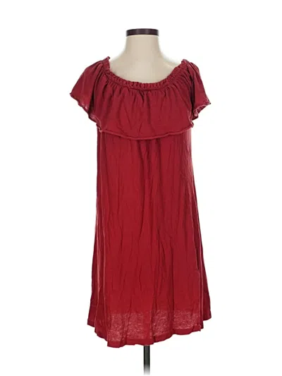 Pre-owned Current Elliott Casual Dress In Burgundy