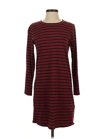 Pre-owned Current Elliott Casual Dress In Burgundy