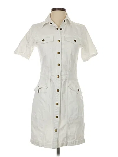 Pre-owned Current Elliott Casual Dress In White