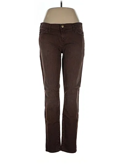 Pre-owned Current Elliott Casual Pants In Brown