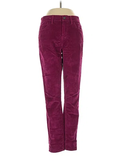 Pre-owned Current Elliott Casual Pants In Burgundy
