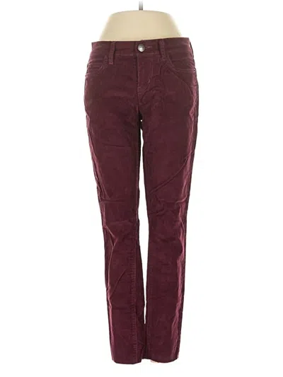 Pre-owned Current Elliott Casual Pants In Burgundy