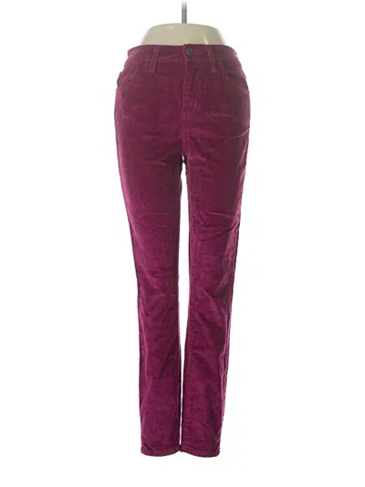 Pre-owned Current Elliott Casual Pants In Burgundy