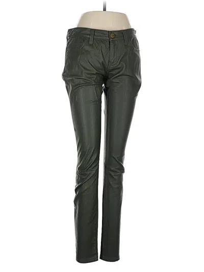 Pre-owned Current Elliott Casual Pants In Green