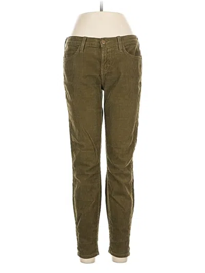 Pre-owned Current Elliott Casual Pants In Green