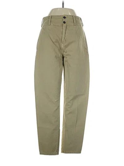 Pre-owned Current Elliott Casual Pants In Green