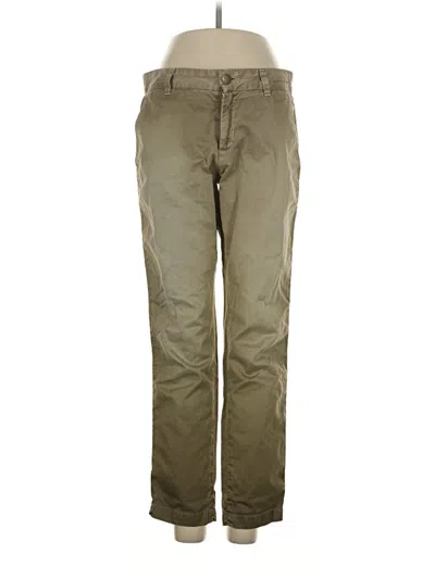 Pre-owned Current Elliott Casual Pants In Green