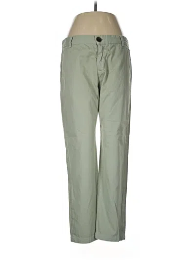 Pre-owned Current Elliott Casual Pants In Green