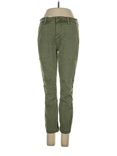 Pre-owned Current Elliott Casual Pants In Green