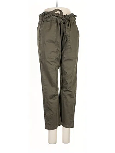 Pre-owned Current Elliott Casual Pants In Green