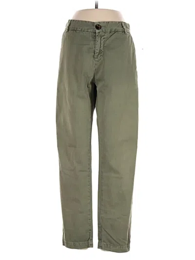 Pre-owned Current Elliott Casual Pants In Green