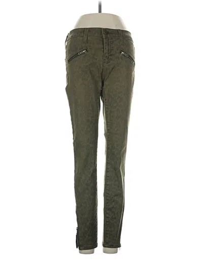 Pre-owned Current Elliott Casual Pants In Green