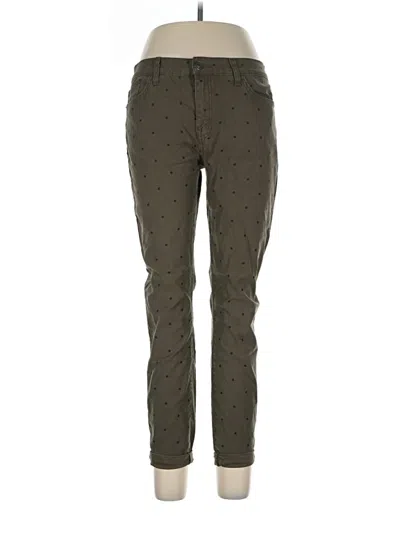 Pre-owned Current Elliott Casual Pants In Green