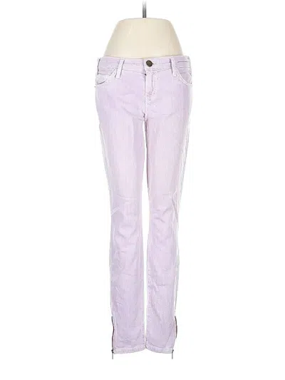 Pre-owned Current Elliott Casual Pants In Purple