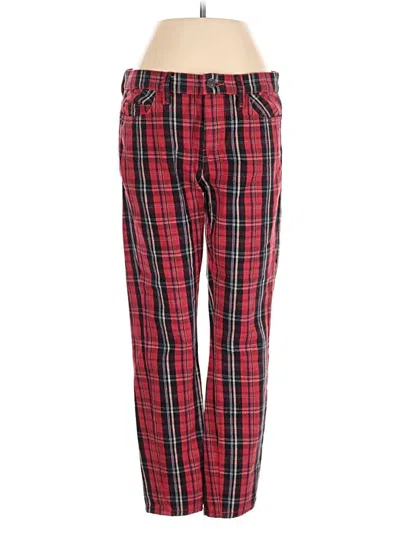 Pre-owned Current Elliott Casual Pants In Red