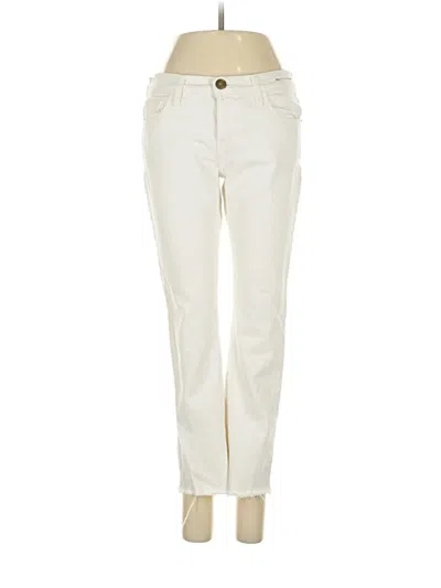 Pre-owned Current Elliott Casual Pants In White