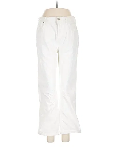 Pre-owned Current Elliott Casual Pants In White