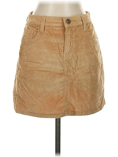 Pre-owned Current Elliott Casual Skirt In Tan