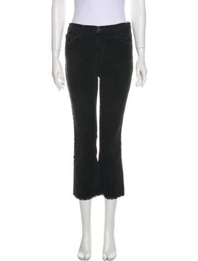 Pre-owned Current Elliott Corduroy Straight Leg Pants In Gray