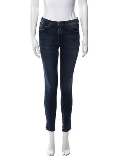 Pre-owned Current Elliott Crosby Skinny Leg Jeans In Blue