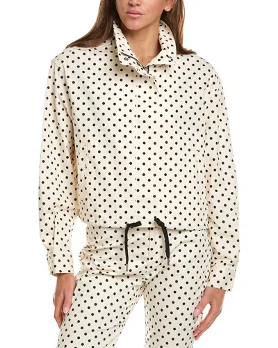 Current Elliott Current/elliott Mock Neck Jacket In White