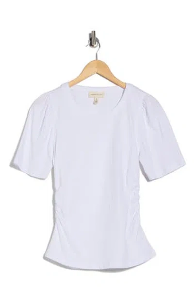 Current Elliott Current/elliott Short Puff Sleeve Top In White