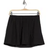 Current Elliott Current/elliott Solid A-line Skort In Black