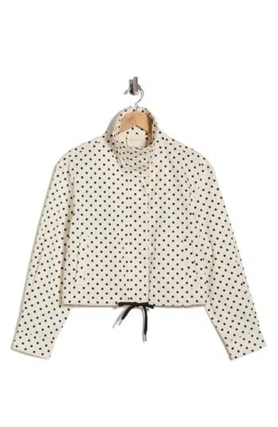 Current Elliott Current/elliott Stand Collar Jacket In Neutral