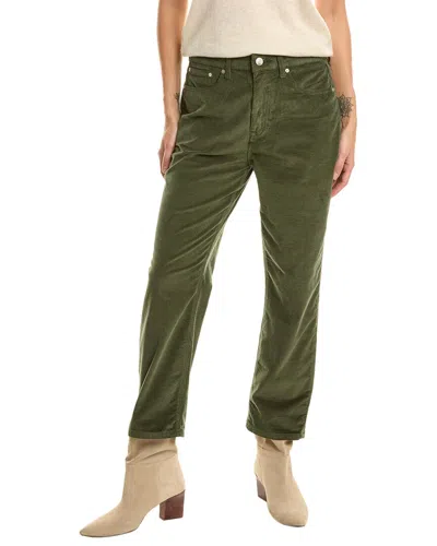 Current Elliott Current/elliott The Boy Genius Vintage Dark Moss Boyfriend Jean In Green