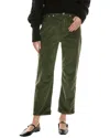 Current Elliott Current/elliott The Boy Genius Vintage Dark Moss Boyfriend Jean In Multi