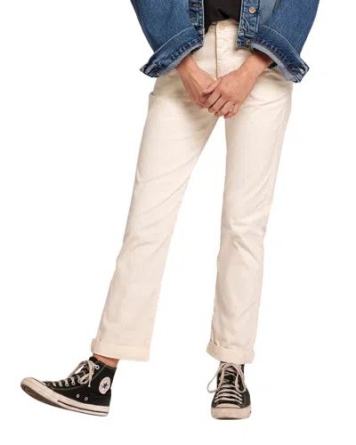 Current Elliott Current/elliott The Captain Slim Straight Trouser In Brown