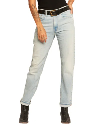 Current Elliott Current/elliott The Cody 90's Straight Dusk Straight Jean In Blue