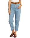 Current Elliott Current/elliott The Coppola Sunset Barrel Leg Jean In Blue