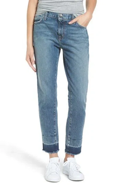 Current Elliott Current/elliott The Fling High Rise Boyfriend Jeans In Blue