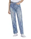 Current Elliott Current/elliott The Navigator Wild Flower Wide Leg Jean In Multi