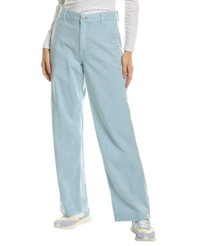 Current Elliott Current/elliott The Painter French Enamel Wide Leg Jean In Blue