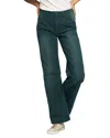 Shop Current Elliott Current/elliott The Postman Amazon Straight Leg Jean In Green