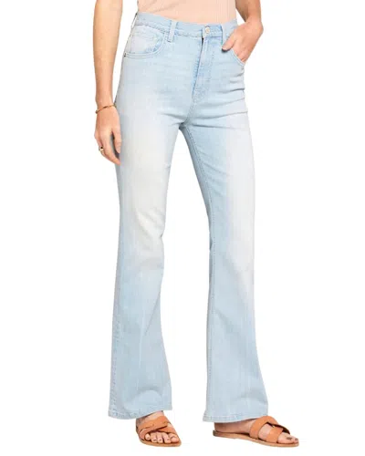 Current Elliott Current/elliott The Side Street Cerulean Flare Jean In Blue