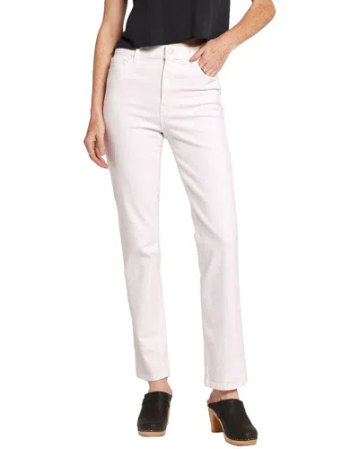 Current Elliott Current/elliott The Soulmate Blanc Straight Leg Jean In White