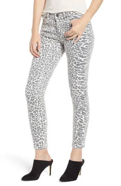 Current Elliott Current/elliott The Stiletto Ankle Skinny Jeans In Gray