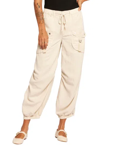 CURRENT ELLIOTT CURRENT/ELLIOTT THE UPRIGHT LINEN-BLEND PANT