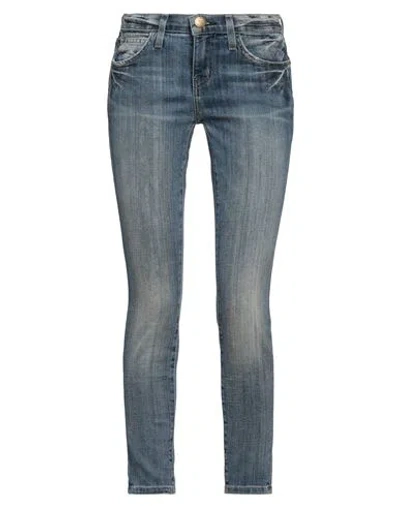 Current Elliott Current/elliott Woman Jeans Blue Size 23 Cotton, Polyester, Elastane