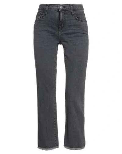 Current Elliott Current/elliott Woman Jeans Grey Size 25 Cotton, Elastomultiester
