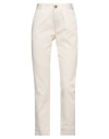 Current Elliott Current/elliott Woman Pants Beige Size 23 Cotton